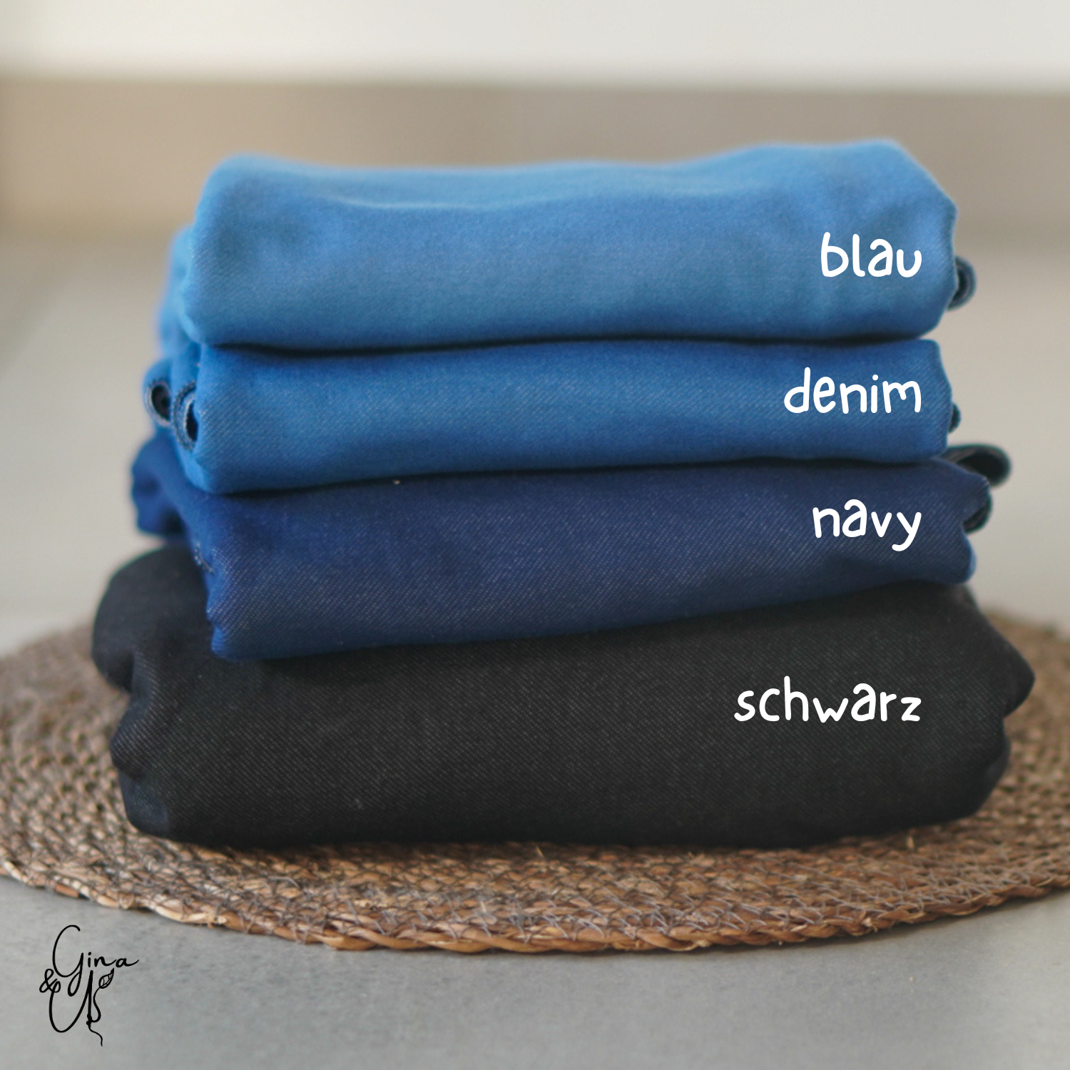 Jeanslook Meterware alle Farben